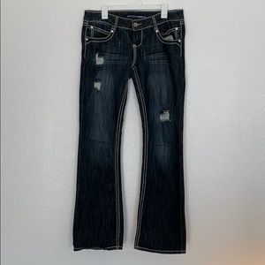 Wide leg girl juniors pants.